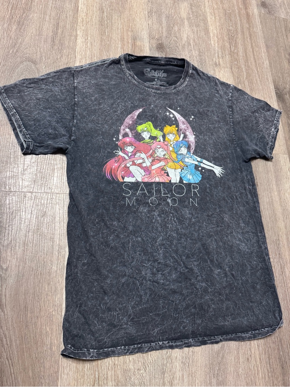 Sailor Moon Black Graphic Short Sleeve Tee